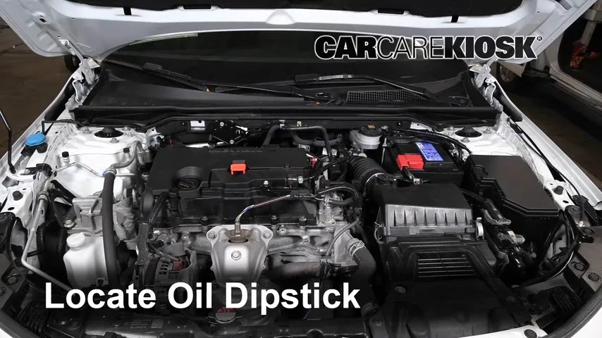 2022 Honda Civic Sport 2.0L 4 Cyl. Oil Check Oil Level